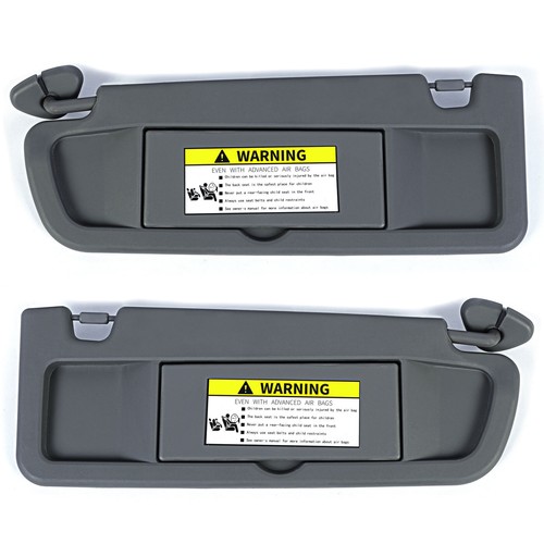 Pair sun visor dark gray - visor, for